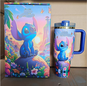 Offerta Speciale KPOP Demon Hunter 40oz Ice Tyrant <span class=keywords><strong>Tazza</strong></span> Termica Isolante in Acciaio Inossidabile 304 con Cannuccia per Auto, Regalo per Fan Slayer Group - Product Image 4