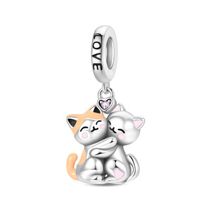 Made of white brass, this pendant incorporates heart, tooth, nurse, <b>ambulance</b>, and medical design elements - Product Image 2