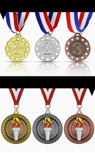 Vente en gros d'usine de médailles sportives modernes Médaille d'honneur en aluminium personnalisée Or Argent Bronze <span class=keywords><strong>Jeux</strong></span> de gymnastique Médailles d'affichage gravées - Product Image 3