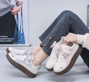 Nuove Sneakers Bianche da <span class=keywords><strong>Donna</strong></span> con Piattaforma Leggera, Stile Casual e Antiscivolo per Primavera, Estate e Autunno - Product Image 1