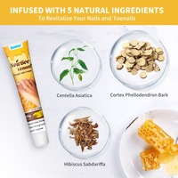 Crème de soin des ongles au venin d'abeille 20g avec logo personnalisé, crème nourrissante à base de plantes pour les soins des ongles
