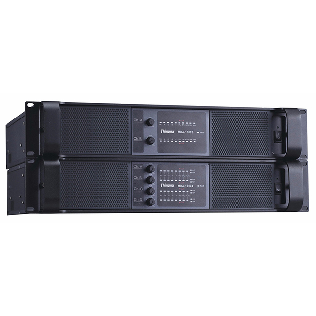 Thinuna MDA Series AC170V-260V Professional Class TD 2U Power Amplifiers 4 Channel Big Power Amplifier for Night Clubs DISCOs