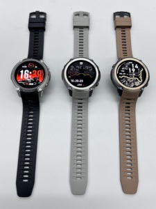 Meilleure montre connectée pour hommes, étanche, pour la course à pied, avec réponse aux appels, assistant vocal, moniteur de fréquence cardiaque, forme ronde, GPS, carte hors ligne - Product Image 6