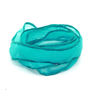 ส่าหรีริบบิ้นผ้าไหมห่อโยคะแฟชั่นผู้หญิงสร้อยข้อมือเครื่องประดับ - Product Image 3