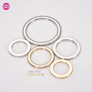 Anel de liga de zinco O-Rings de luxo da moda, conector de biquíni para acessórios de banho