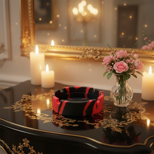 Posacenere Rotondo in Silicone all'Ingrosso, Creativo <span class=keywords><strong>con</strong></span> Motivo Camouflage Tie-Dye per Casa, Ristorante e Hotel - Product Image 3