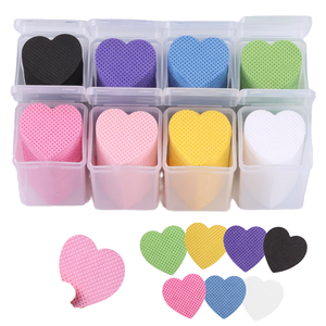 Toallitas de algodón en forma de corazón para limpiar la boca del frasco del pegamento para pestañas, para uso con adhesivo de pestañas - Product Image 3