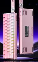 Clavier mécanique personnalisé AULA MINI 60HE à axe magnétique, sans fil, tri-mode, RT, pour e-sport