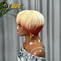 Proveedor de Pelucas de Cabello Humano Corto al por Mayor, Peluca de Cabello Humano con Corte Pixie, Cabello Virgen sin Pegamento, Peluca de Cabello Humano 100% con Cutícula Alineada, Cabello Natural