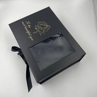 Boîte à fleurs en carton de luxe Unique avec Logo personnalisé, société d'emballage de fenêtre en PVC pour cadeau Floral, vente en gros