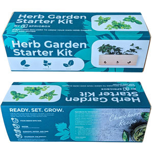 Kit de plantes de démarrage de jardin d'herbes classiques uniques pour enfants Pots de bricolage comprenant de la <span class=keywords><strong>terre</strong></span> pour la coriandre de <span class=keywords><strong>basilic</strong></span> pour la cuisine à domicile et le bureau - Product Image 2