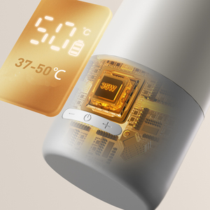 Draadloze Usb Oplaadbare Smart Travel Outdoor Draagbare <span class=keywords><strong>Baby</strong></span> Melk Voeding Fles Warmer Met 10000Mah Batterij - Product Image 5