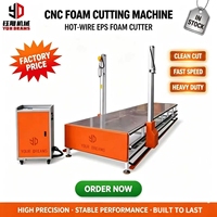 Máquina de Corte Automática de Espuma EVA 1220 1330 para Corte CNC de Espuma, Máquina de Grabado CNC con Hilo Caliente 3D, Cortadora de Espuma CNC