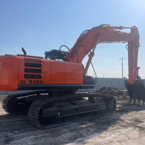 Excavadora de orugas usada original de Japón de alta eficiencia para minería, modelo ZX350H, con motor de 35 toneladas y 202 kW. - Product Image 1