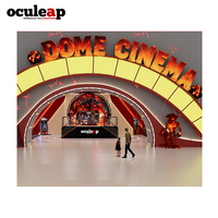 Cinéma Volant en Dôme Bermuda 360 VR, Simulateur de Montagnes Russes 5D, Simulateur de Vol en Réalité Virtuelle 7D, Cinéma Dôme 12D Intérieur