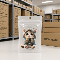 Pendentif chat en acrylique, ornement à suspendre pour voiture, porte-clés mignon, breloque pour sac à dos, accessoires de décoration intérieure de voiture, cadeau