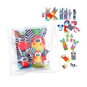 <span class=keywords><strong>Calcetines</strong></span> de juguete con <span class=keywords><strong>sonajero</strong></span> 3D de animales de dibujos animados para bebés, <span class=keywords><strong>calcetines</strong></span> con <span class=keywords><strong>sonajero</strong></span> para muñeca y pie para recién nacidos, venta al por mayor - Product Image 1