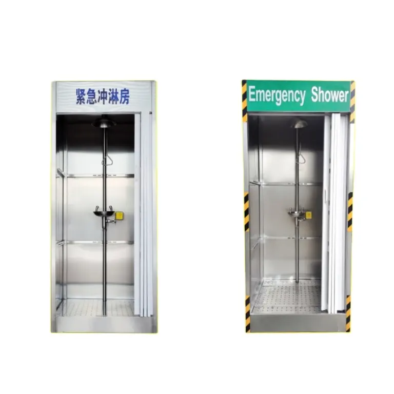 Easy Disinfection Corrosion Resistance Eyewash Station Emergency Safety Shower and Eye Wash