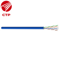 Câbles de communication OEM/ODM personnalisés en longueur et couleur, câble CAT6a 500 MHz+, performances élevées, blindage en aluminium Mylar, certifié CE, vente en gros