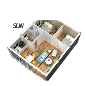 Casa prefabricada de contenedores expandibles de lujo de 40 pies y 20 pies de alta calidad, fácil de plegar, productos que vale la pena <span class=keywords><strong>comprar</strong></span> - Product Image 1