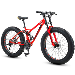Usine 26 pouces gros vélo 4.0 gros pneu 6061 alliage <span class=keywords><strong>VTT</strong></span> 9 vitesses plage cyclisme Cycle <span class=keywords><strong>vtt</strong></span> Fatbike neige vélo Bicicletas - Product Image 3
