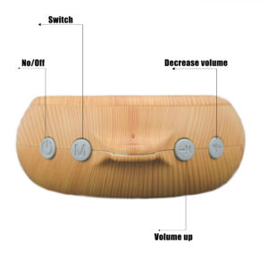 Boîte à musique de berceau mobile rotatif pour bébé marron clair 35 berceuses à piles Volume réglable crochet rotatif Technique polie - Product Image 4