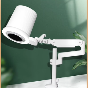 Potente Aspirador de Polvo para Uñas de Bajo Ruido, Colector de Polvo Profesional para Mesa de Manicura con Luces LED de Colores - Product Image 2