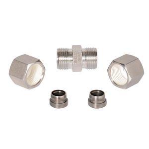 Conector Hidráulico de Acero Inoxidable de Paso Recto con Férula Simple ISO 8434-1 Estándar Alemán 4 12LL6 42L6 38S - Product Image 5