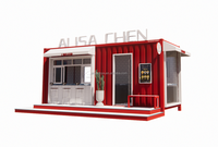 Café conteneur en acier, maison mobile, petit hôtel, séjour à domicile, camping-car, écologique, étanche, design moderne, garantie 1 an