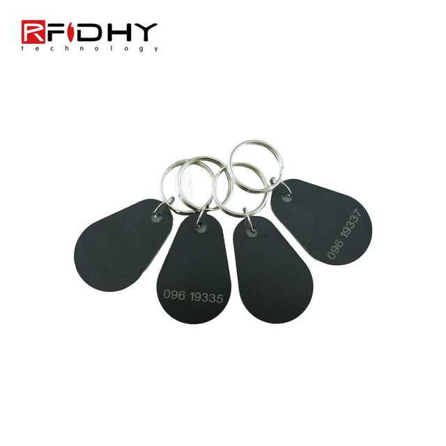 Smart Waterproof NFC Key Fob for Employee Attendance Factory Access Warehouse Security Enterprise Management Systems (13.56MHz)