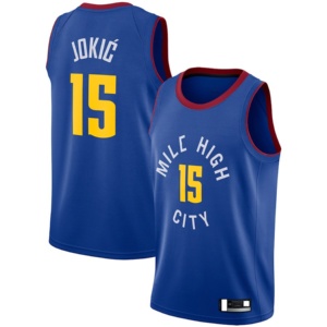 Vente en gros <span class=keywords><strong>Nikola</strong></span> Jokic 15 # maillots chemise meilleure qualité cousu rétro classique Denver #15 <span class=keywords><strong>Nikola</strong></span> Jokic maillots de basket-ball - Product Image 5