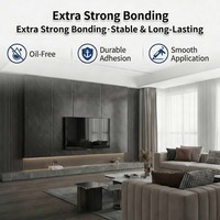 Colle structurelle en silicone spécial pour plaques de cristal de carbone, panneaux muraux décoratifs, adhérence haute résistance, colle à verre transfrontalière OEM