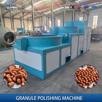 Machine de polissage multi-étapes pour granulés d'engrais organique de petite taille