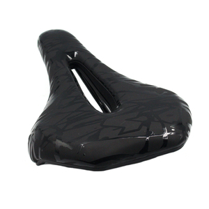 Sella per Bicicletta in Pelle PU Nera, Super Leggera e Confortevole, per Bici da Città - Product Image 3