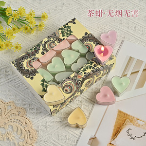 Bougie parfumée en forme de cœur Yu Huan, parfum floral, 4 heures de combustion, décoration romantique pour la maison, pour la Saint-Valentin - Product Image 5