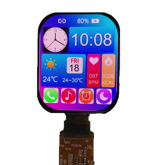 2.06 Inch AMOLED Display Assembly with 410*502 HD TFT IPS LCD Optimal Visual Experience E-Paper Modules Smart Watch
