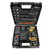 Perceuse sans fil populaire 21V à batterie, moteur sans balais 13MM, couple 40 N.m, mandrin 3AH variable 1/2, pour construction industrielle