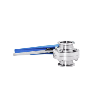 물 매체용 수동 퀵 클램프 플라스틱 덕빌 나비 밸브 위생 설계 - Product Image 5