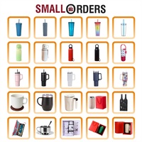 Ensemble cadeau de vaisselle personnalisée M07 : Gourde isotherme, bouteille d'eau de sport, tasse en céramique et gobelet à café pour le bureau et les activités de plein air