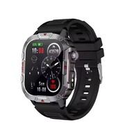 Nouvelle Montre Connectée d'Extérieur QX11 2026 pour Hommes, Étanche, Bracelet en Silicone, Appel, Moniteur de Fréquence Cardiaque et de Pression Artérielle, Montre-Bracelet Sportive