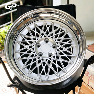 ล้อฟอร์จ 6061-T6 ขอบเงินขัดเงา ดีไซน์เรโทร สำหรับ BMW E30 <span class=keywords><strong>E36</strong></span> M3 Mercedes <span class=keywords><strong>W124</strong></span> ขนาด 18-22 นิ้ว 5x112 5x120 - Product Image 1