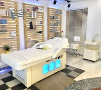 Lit de massage à traitement thermique japonais haut de gamme 2023, mobilier de salon de beauté électrique avec fonction de massage musical