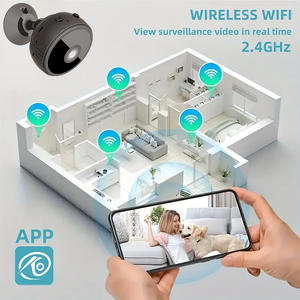 Cámara WiFi Inalámbrica Remota HD 1080p Cámaras de Seguridad para el Hogar en Tiempo Real Grabadora de Voz Grabación en Bucle Detección de Movimiento - Product Image 2