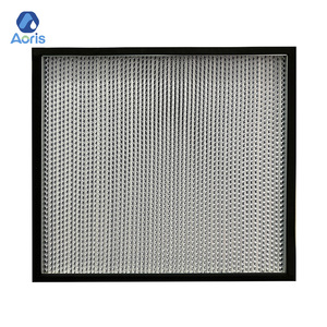 <span class=keywords><strong>H13</strong></span> H14 HVAC ngành công nghiệp không khí Bộ lọc HEPA 24*24*2 New OEM than hoạt tính hộp bụi loại bỏ phương tiện truyền thông OEM các công ty sản xuất Bộ lọc - Product Image 3