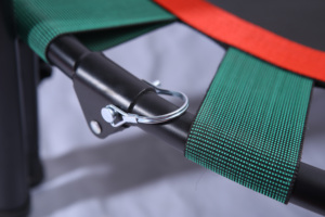 Tengtai OEM nhà máy vành đai Trampoline có thể gập lại Trampoline tập thể dục ngoài trời/trong nhà nảy giường với tay vịn - Product Image 2