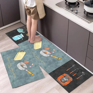 Tapis de cuisine lavables de haute qualité, tapis de sol résistant à la chaleur, tapis de cuisine imprimés en 3D, tapis anti-fatigue antidérapant - Product Image 3