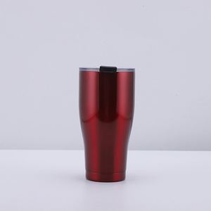 30oz 40oz Curve Tumbler <b>Double</b> <b>Wall</b> Vacuum Insulated Stainless Steel Mug with Detachable Lid Custom Logo - Product Image 1