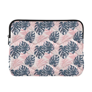 Hawaii Customized Logo Print Puffy Laptop Sleeve Portable Quilted Laptop Pouch <b>Computer</b> <b>Bag</b> for 14 15 16 Inch - Product Image 1
