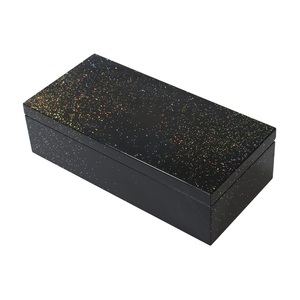 Cajas de Madera Rectangulares de MDF para Regalo, con Acabado en Laca Negra Tipo Piano, Personalizadas, de Lujo, Marca DS, Hechas a Mano en Guangdong, para Envases de Perfume, Modelo DSP-1007 - Product Image 1