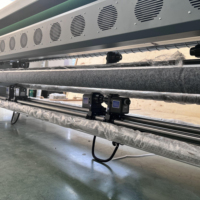 Impresora 3D de inyección de tinta UV multifunción de cama plana de gran formato con cabezal de impresión XP600 Rollo a rollo para aplicación de metal
